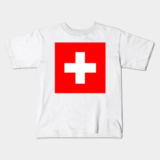 Flag of Switzerland Kids T-Shirt